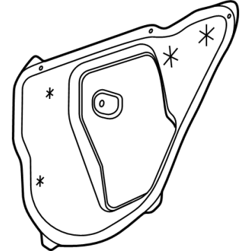 GM 42597591 Water Deflector