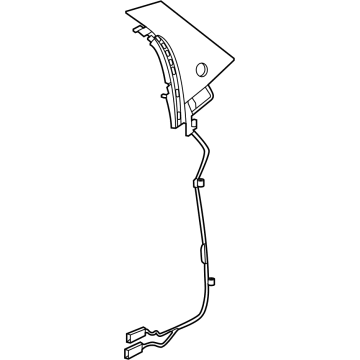 Ford LJ8Z-58255A35-AB MOULDING - DOOR WINDOW FRAME