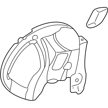 Mopar 4580486AF Shield-WHEELHOUSE