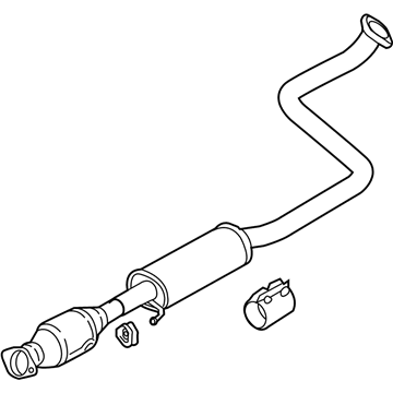 Hyundai 28600-F3510 Center Muffler Complete