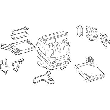Toyota 87050-0R030 AC & Heater Assembly