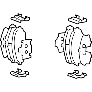 Kia 581013CA70 Pad Set-Front Disc Brake