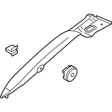 Ford FR3Z-7603599-AB Weatherstrip Pillar Trim