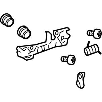 Lexus 69201-AE010 Front Door Outside Handle Frame Sub-Assembly, Right