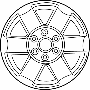 Nissan 40300-ZS18A Aluminum Wheel (18X7.5 Brushed)