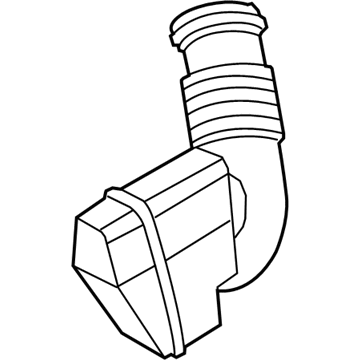 BMW 13-71-7-548-889 Rubber Boot With Resonator