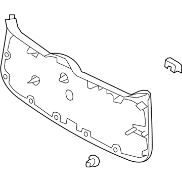 Kia 817501D000RU Panel Assembly-Tail Gate