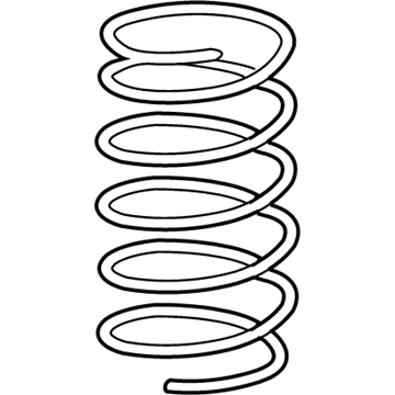 Lexus 48231-50330 Spring, Coil, Rear