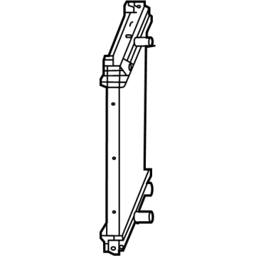 Toyota 16510-77030 Auxiliary Radiator