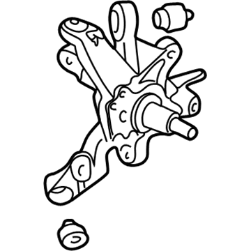 Honda 52210-S0A-J51 Knuckle, Right Rear