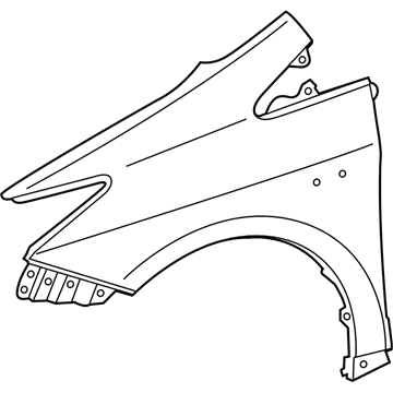 Toyota 53802-47040 Fender