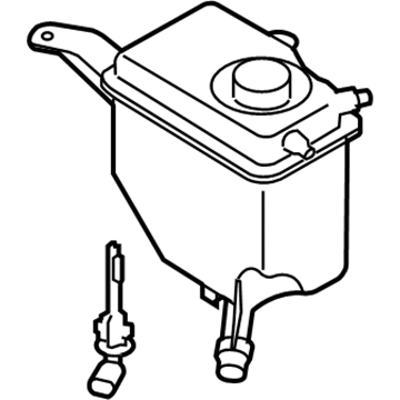 BMW 17-13-7-542-986 Cooling Water Expansion Tank