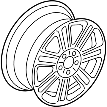 Mopar 5105438AA Aluminum Wheel