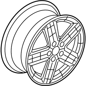 Mopar 1AN34PAKAA Aluminum Wheel