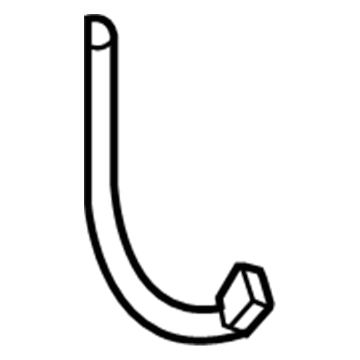 Nissan 46210-ZX62A Hose Brake Rear