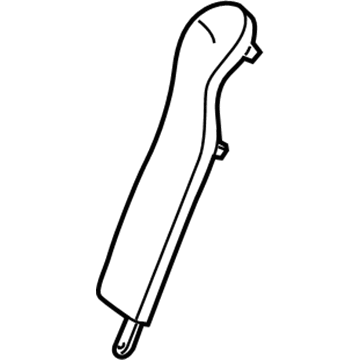 Honda 82550-TP6-A11ZA Seat-Back Assy., L. RR. Side *NH167L* (LEA) (GRAPHITE BLACK)