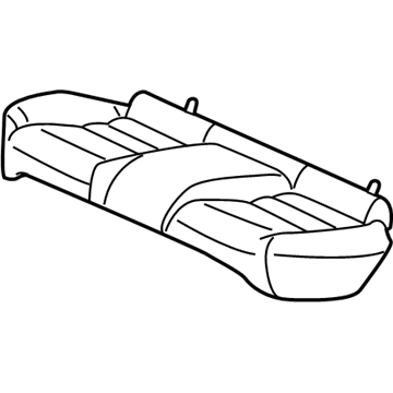 Honda 82137-TP6-A01 Pad & Frame, RR. Seat Cushion