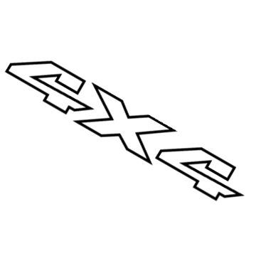 Mopar 55277438AA NAMEPLATE-TAILGATE