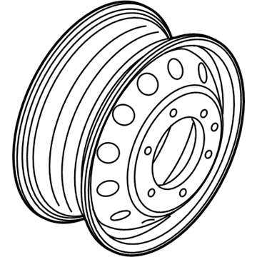 Ford CK4Z-1015-C Wheel, Steel