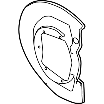 Mopar 4728111 Shield-Brake