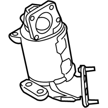 Hyundai 28530-03BB4 Catalyst Case Assembly