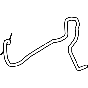 BMW 54-34-7-190-674 Hydraulic Hose, Tension Bar, Right