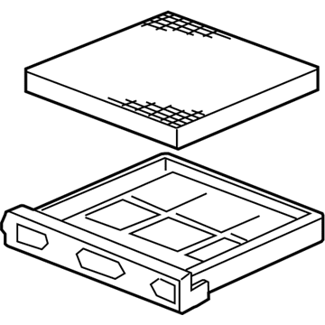 Honda 80290-SWA-003 Filter, Air Conditioner