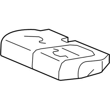 Honda 82531-TLA-A01ZA Cover, Left Rear Seat Cushion Trim (Cashmere Ivory)