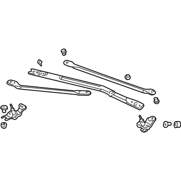 Honda 76530-S04-G01 Link, FR. Wiper