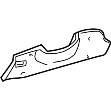 GM 15189731 Bolster Asm-Instrument Panel Driver Knee *Graphite