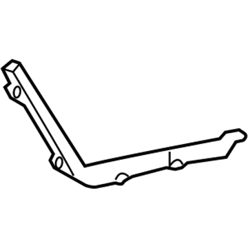 Acura 71598-TK4-A00 Spacer, Left Rear Bumper Side
