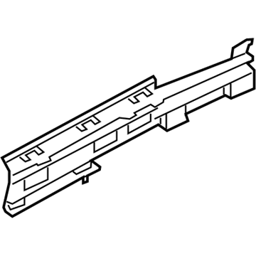 BMW 51-77-7-332-333 Retaining Strip, Sill, Rear Left