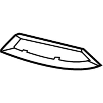 BMW 51-11-7-203-847 Trim, Grille, Left