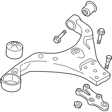 Kia 545002E001 Arm Complete-Front Lower