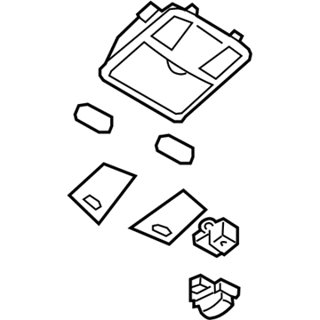 Infiniti 26430-1CA6A Lamp Assembly-Map