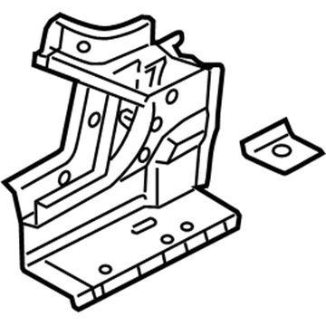 Honda 04658-S2A-A51ZZ Panel Set, R. RR. Frame Outrigger