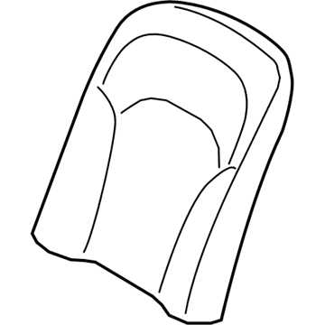 Kia 89451J6510 Pad-Rear Seat Back, R