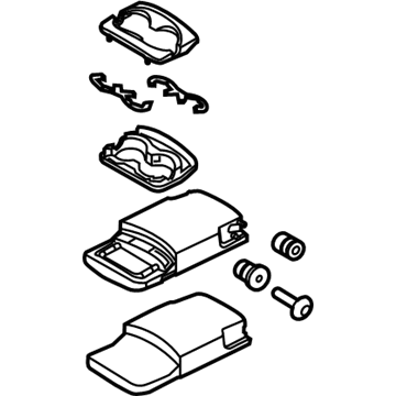 Ford F1EZ-5867112-AA Armrest Assembly