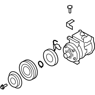 Kia 977012J200 Air Conditioner Compressor Assembly