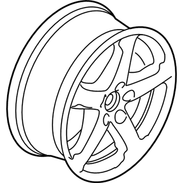 Ford FB5Z-1007-B Wheel, Alloy