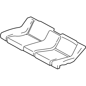 Ford 5R3Z-63600A88-AA Seat Cushion Pad
