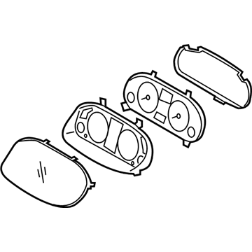 Hyundai 94011-3L015 Cluster Assembly-Instrument(Mph)