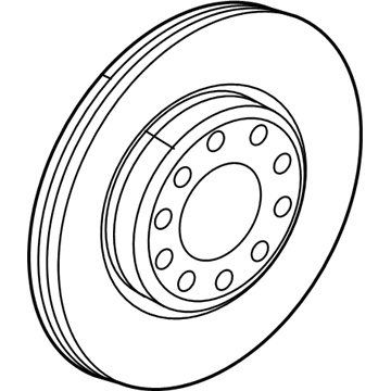 Mopar 4779885AC Rear Brake Rotor