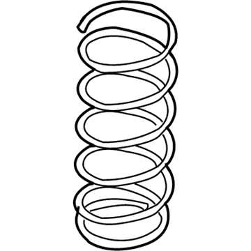 BMW 33-53-6-753-496 Rear Coil Spring