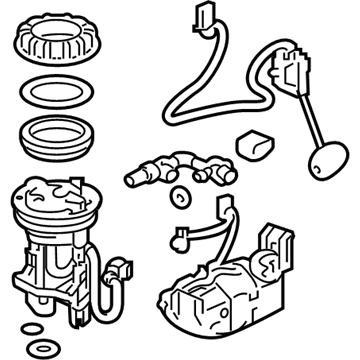 Honda 17045-TP7-A00 Module Set, Fuel Pump