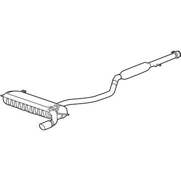 Mopar 5290932AG MUFFLER-Exhaust