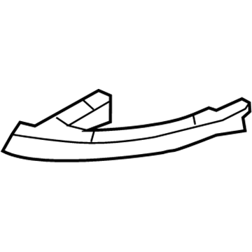 Honda 71140-SNA-A00 Beam, R. FR. Bumper (Upper)