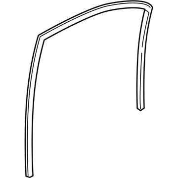 Honda 72775-S04-003 Channel, Left Rear Door Run