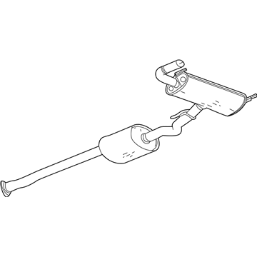 GM 84061176 Muffler & Pipe