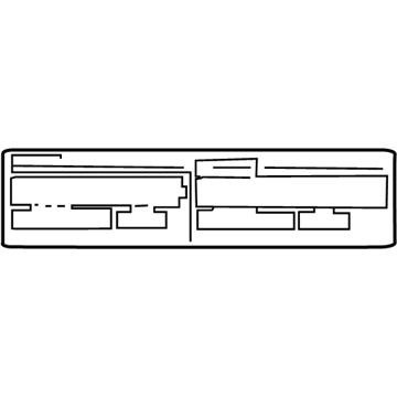 Lexus 88723-47090 Label, Cooler Service Caution